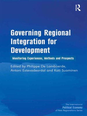 cover image of Governing Regional Integration for Development
